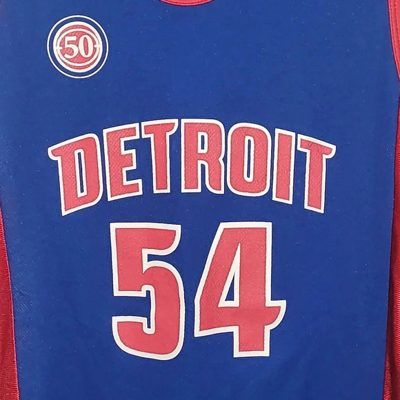 NBA Detroit Pistons custom made in the USA basketball Jersey Maxiell #54 LOT A - Picture 2 of 7